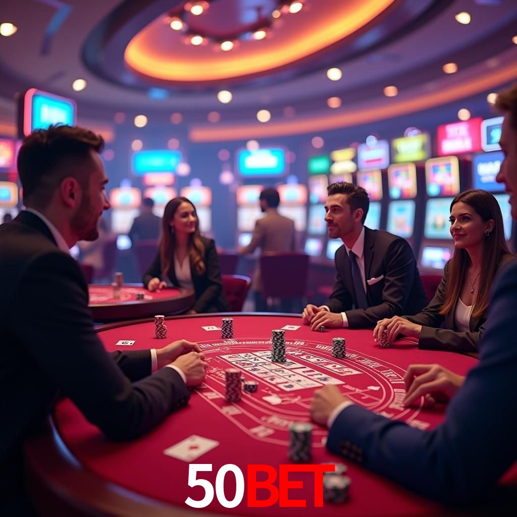 A Experiência Imersiva dos Cassinos Ao Vivo no 50Bet